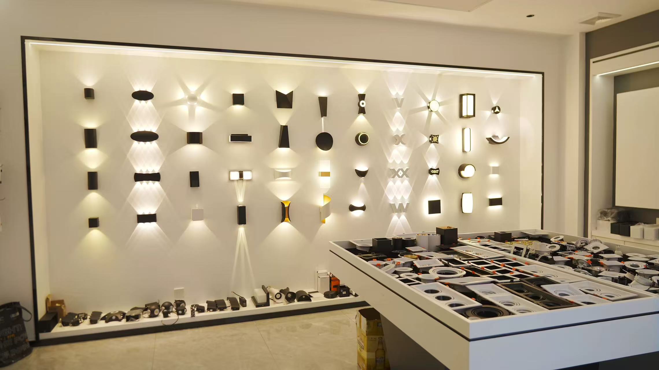 Nova Lighting product showroom